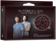 Load image into Gallery viewer, Supernatural Playing Cards with Coin
