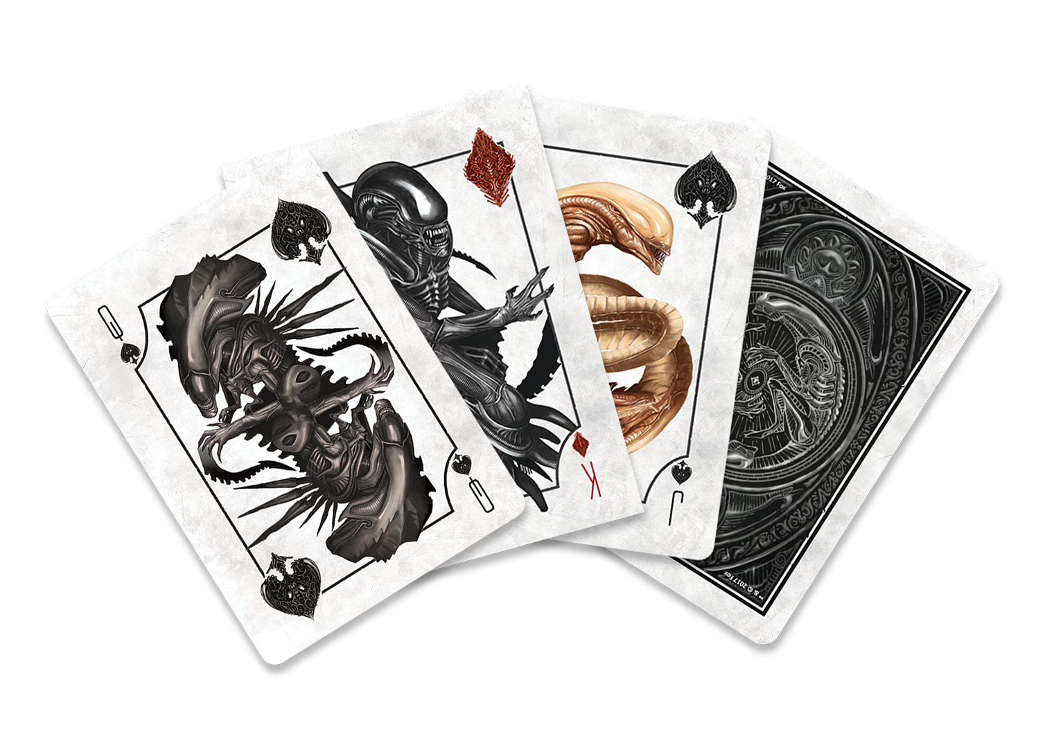 Aliens Playing Cards with Coin – Albino Dragon